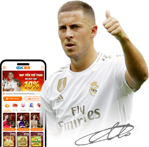 Đại sứ thương hiệu chính thức của GK88 là Eden Hazard