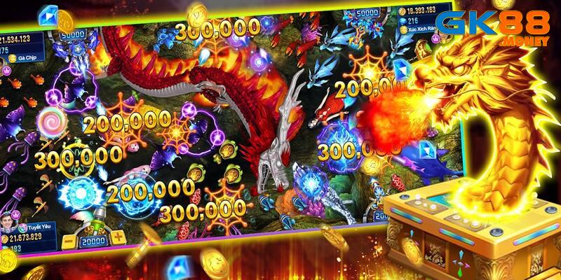 Giới thiệu game bắn cá long vương hấp dẫn hàng đầu tại GK88